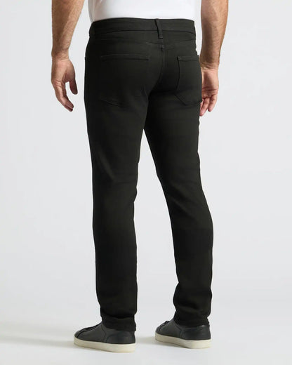 Black & Gray Wash Straight Comfort Stretch Jeans 2-Pack