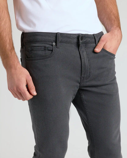 Black & Gray Wash Straight Comfort Stretch Jeans 2-Pack