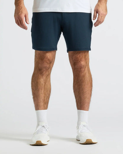 Dark Heather Navy Active Comfort Shorts
