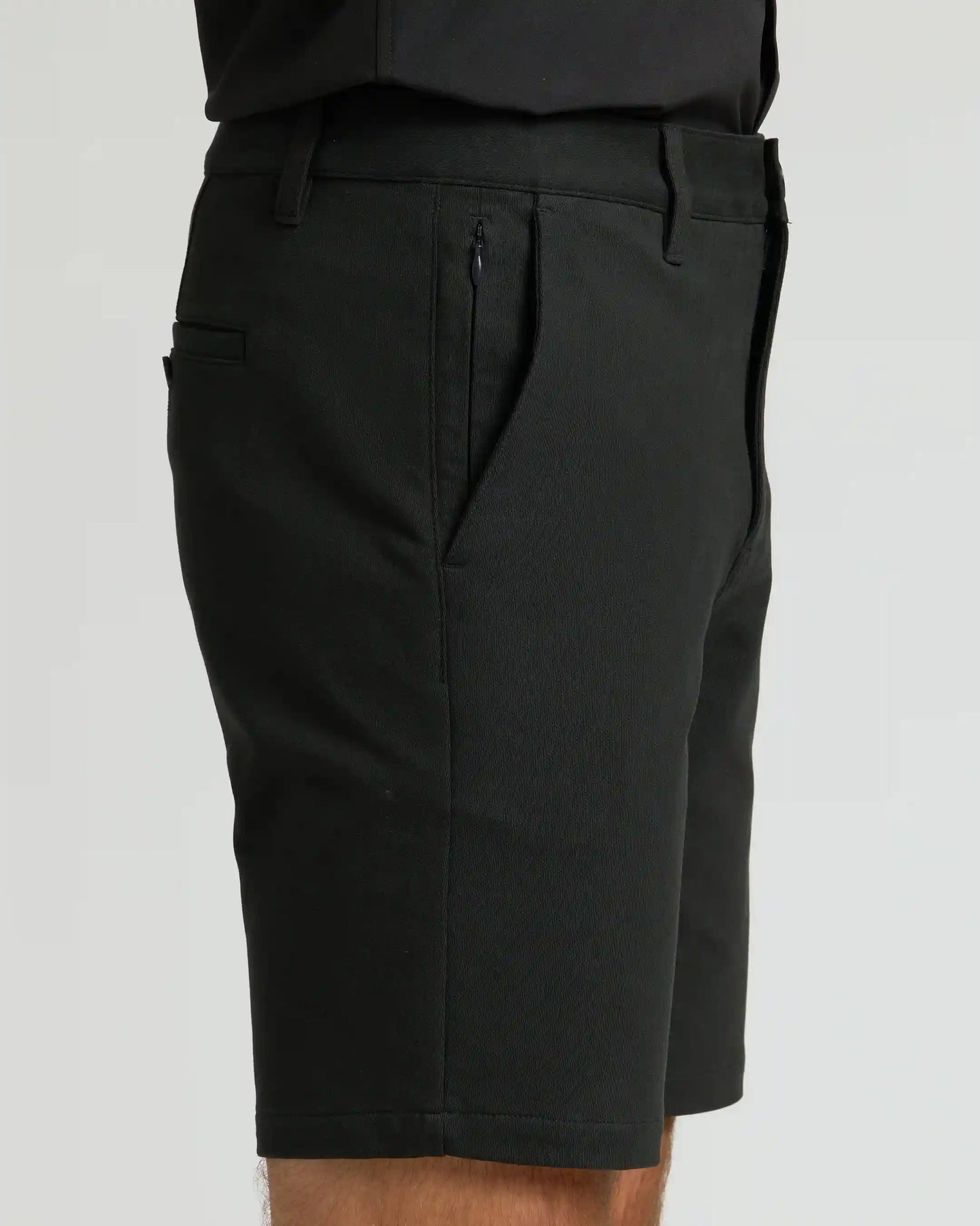 9" Black Chino Shorts 2.0