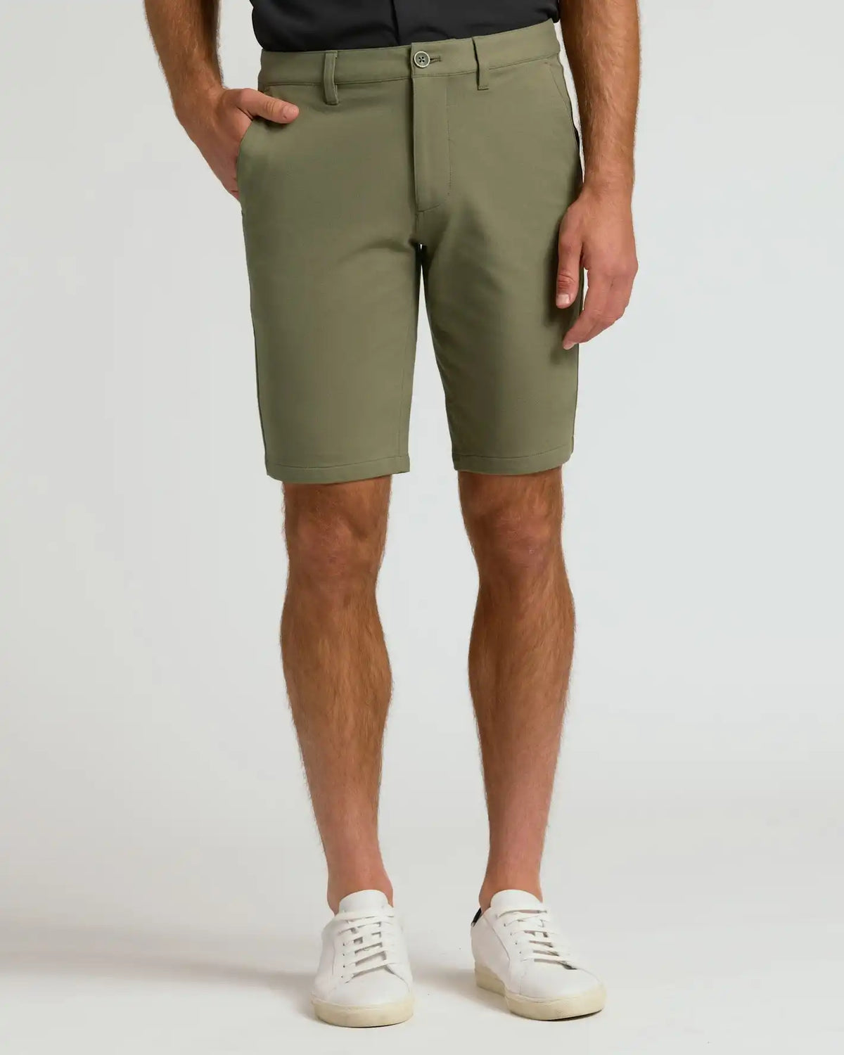 9" Military Green Chino Shorts 2.0