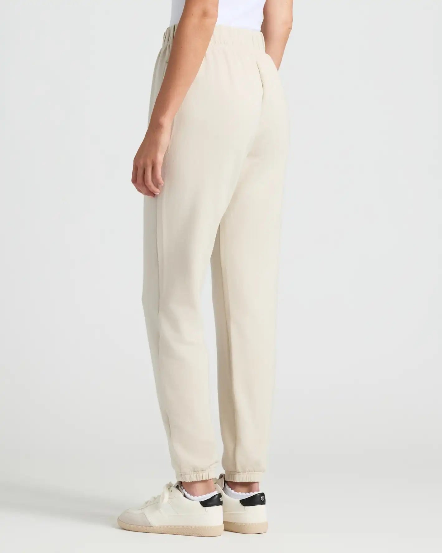 Womens Oatmeal Relaxed Joggers