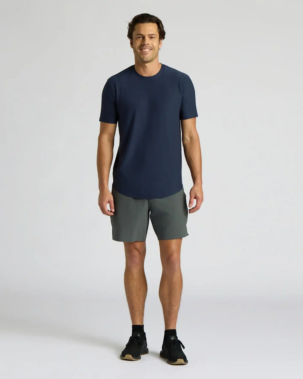 Active Curved Hem Crew 3-Pack
