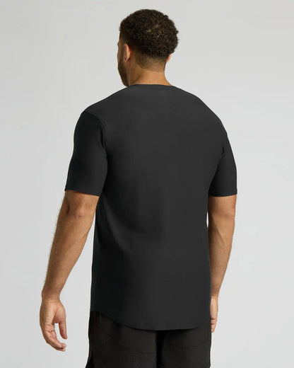 All Black Tall Active Curved Hem Crew 3-Pack