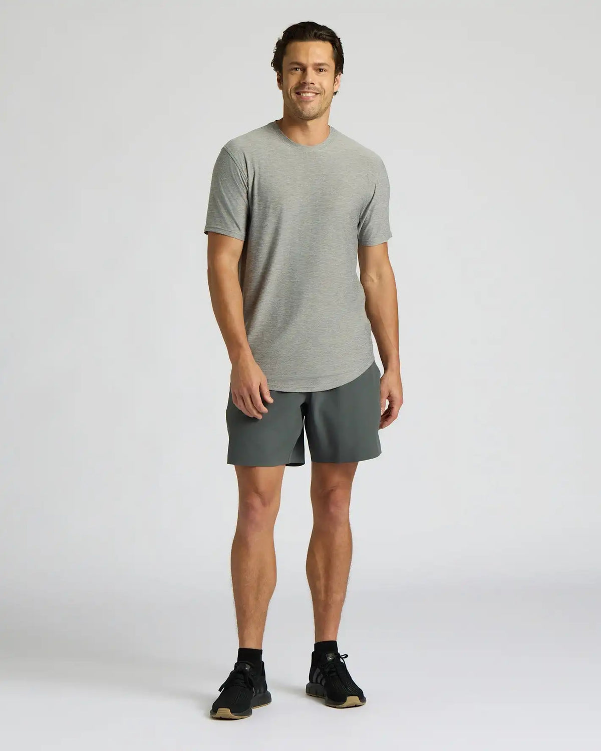 Active Curved Hem Crew 3-Pack