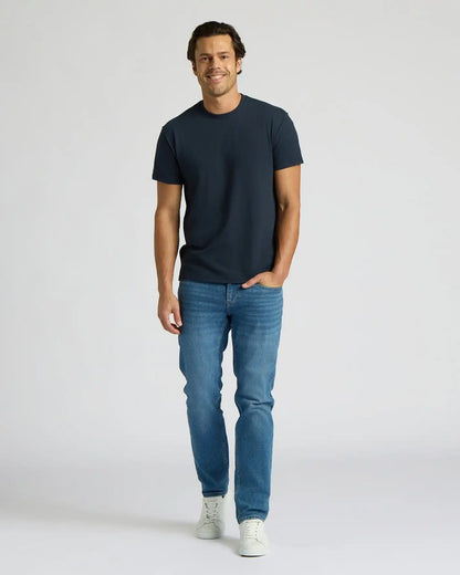 Navy Short Classic Crew Neck