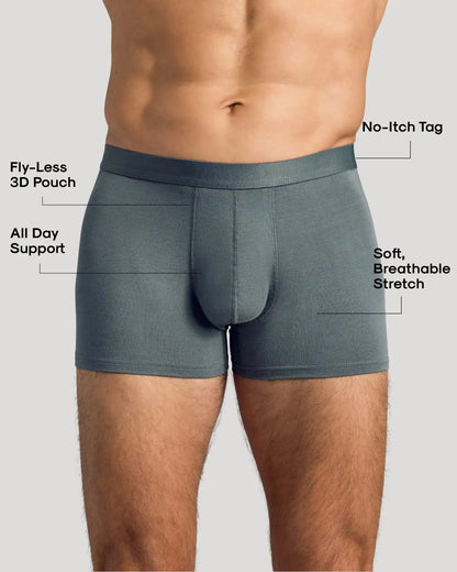 Carbon Boxer Trunks 6-Pack
