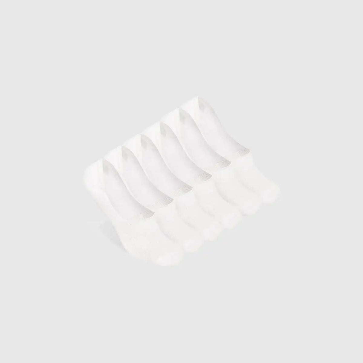 White Never Show Socks 3 Pack