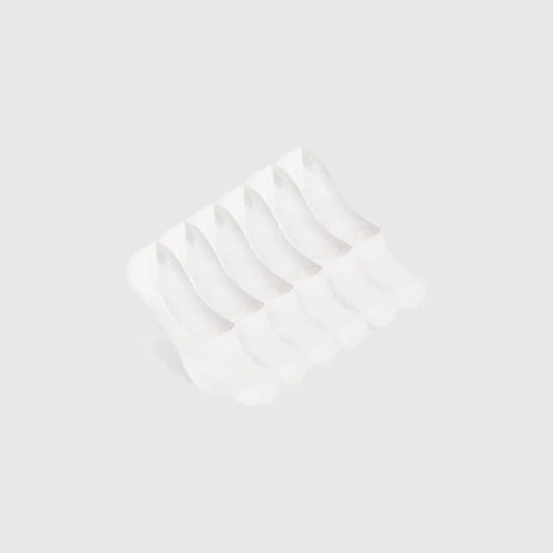 White Never Show Socks 3 Pack