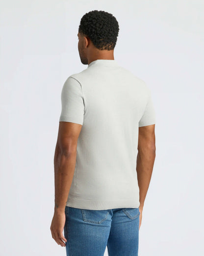 Heather Gray Dressy Polo