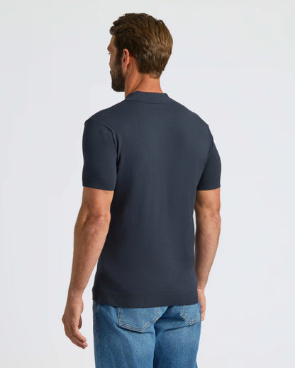 Navy Dressy Polo