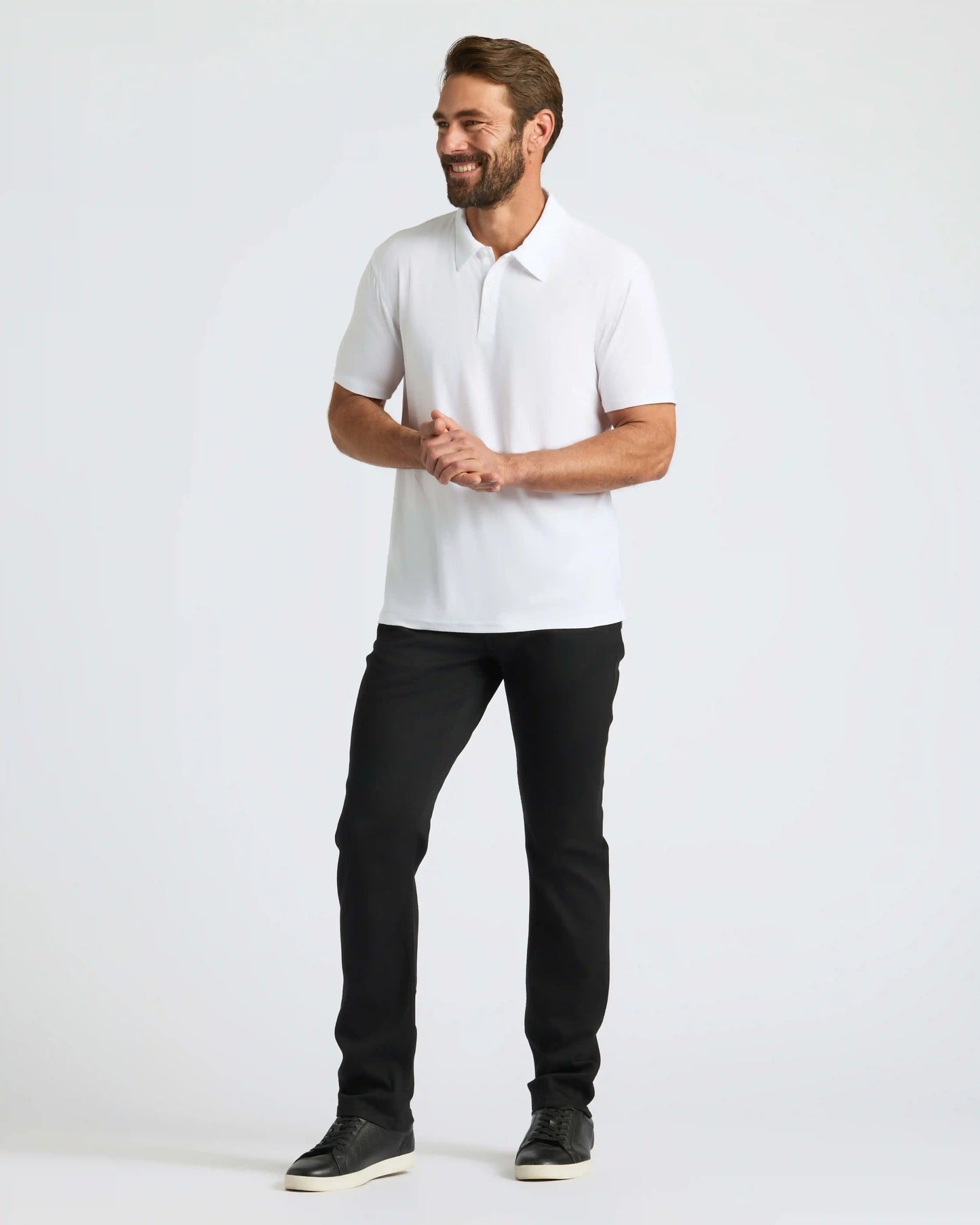 All White Active Polo 6-Pack