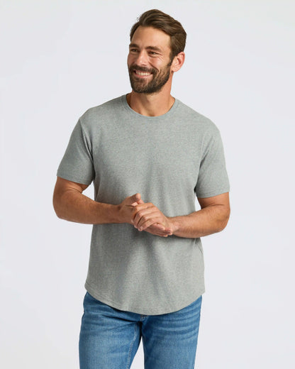 The Staple Curved Hem Classic Crew Neck 3-Pack