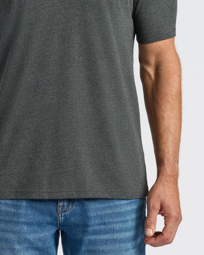Charcoal Heather Gray Classic V-Neck