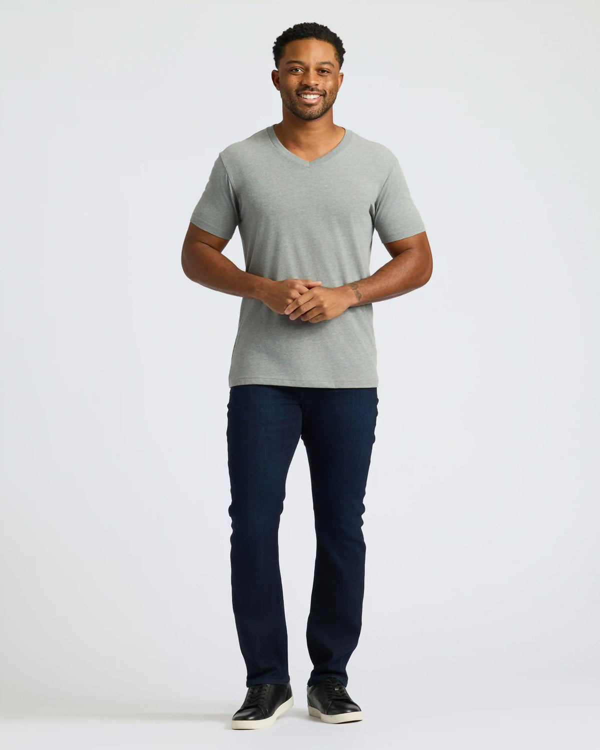 Heather Gray Classic V-Neck