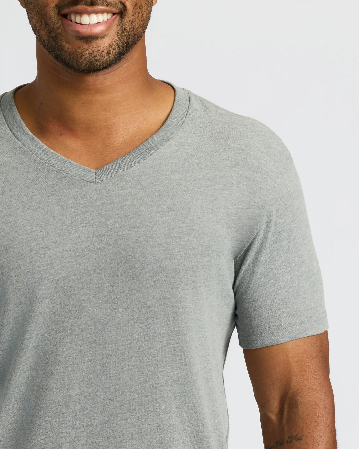 Heather Gray Classic V-Neck