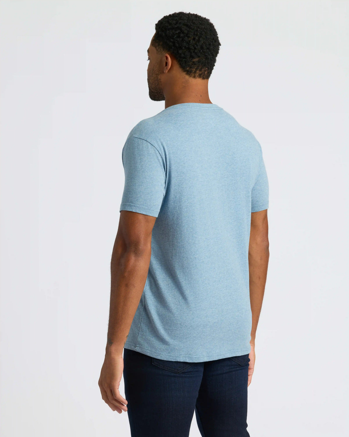 Heather Indigo Classic V-Neck