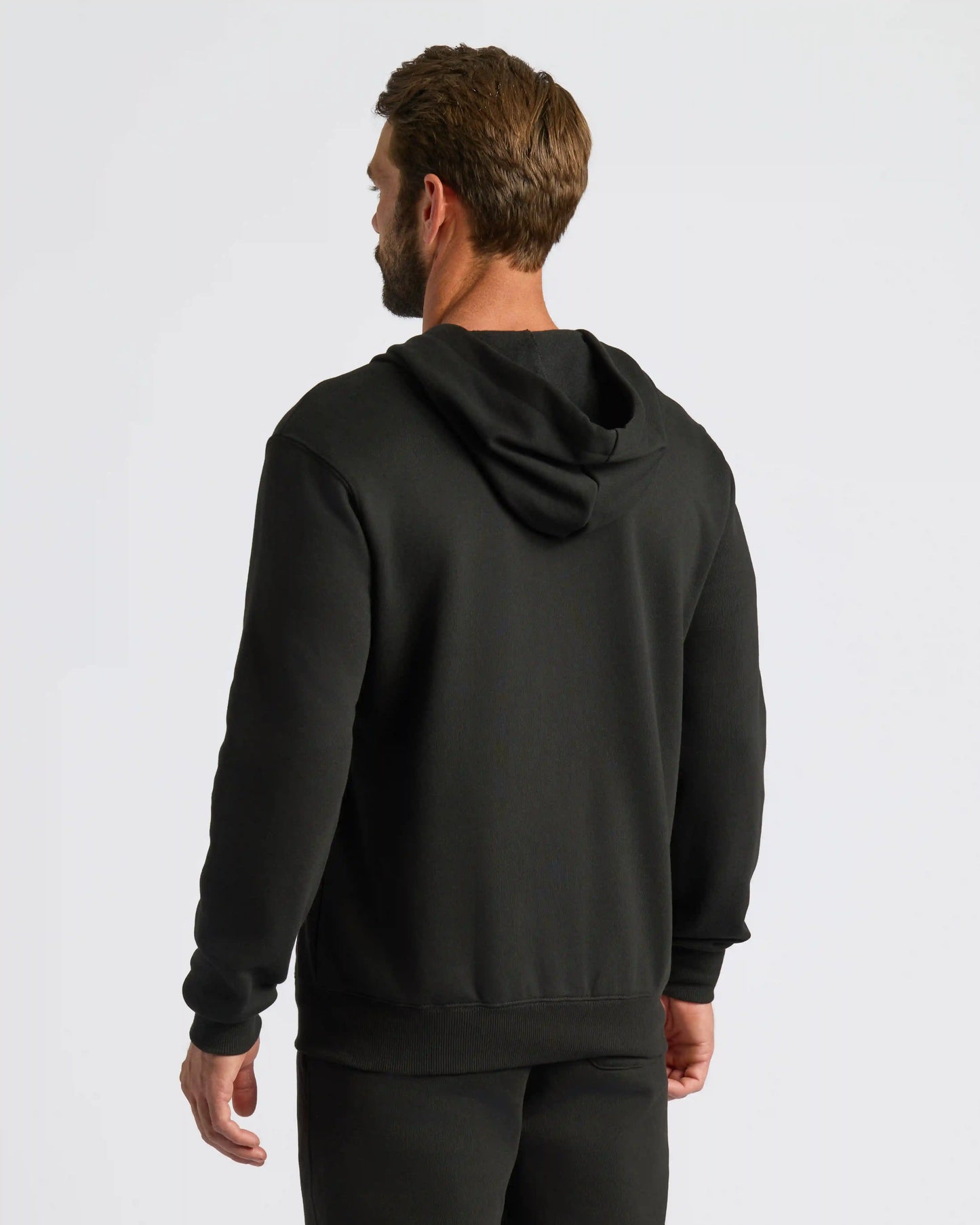 Black Full Zip Fleece Hoodie & Jogger 2-Pack