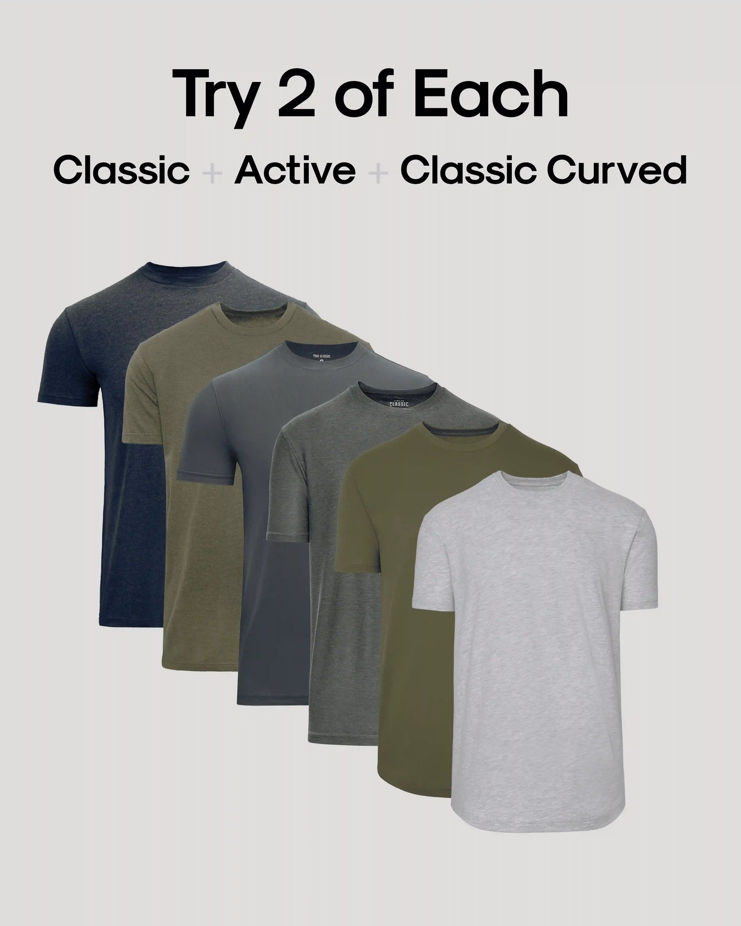 Crews Variety: Classic, Active, & Classic Curved 6-Pack